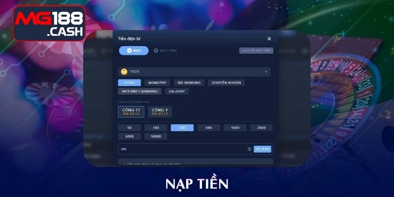 Nạp tiền